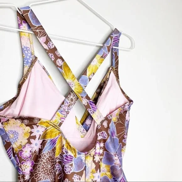 Alana Gunn Willandra Floral One Piece Swimsuit M - Picture 5 of 9